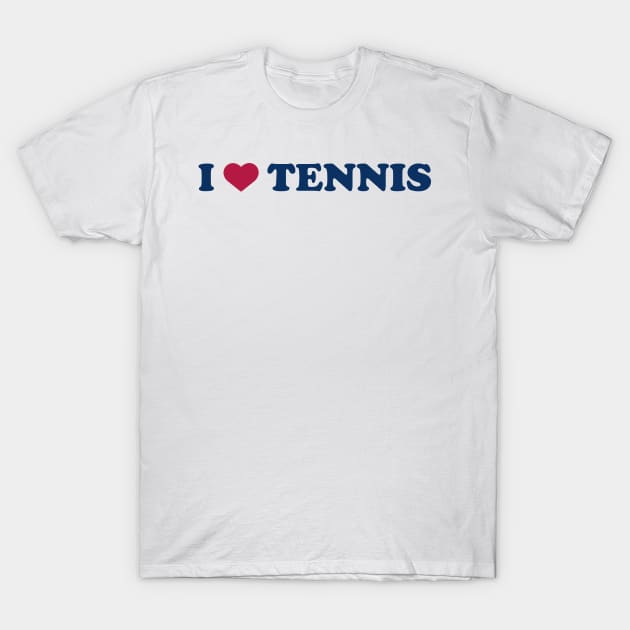 I Heart Tennis T-Shirt by Tiomio